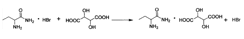 (S)-2-氨基丁酰氨酒石酸盐的拆分