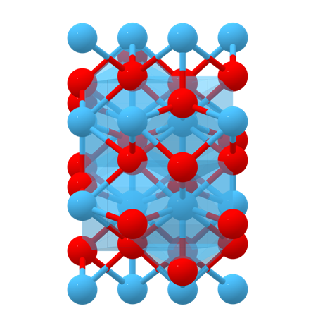 Crystal structure of HAFNIUM SILICIDE