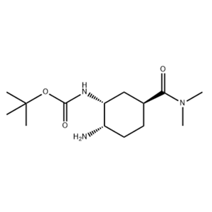 tert-butyl N-[(1R,2S,5S)-2-amino-5-(dimethylcarbamoyl)cyclohexyl]carbamate
