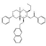 Ethyl 4,6-O-Benzylidene-3-O-(2-naphthalenylmethyl)-2-O-benzoyl-1-thio-β-D-glucopyranoside pictures