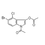 1-Acetyl-5-bromo-4-chloro-1H-indol-3-yl acetate pictures