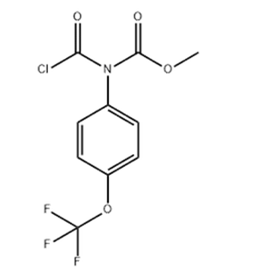 Methyl N-carbonochloridoyl-N-[4-(trifluoromethoxy)phenyl]carbamate