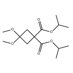 Diisopropyl 3,3-dimethoxycyclobutane-1,1-dicarboxylate pictures
