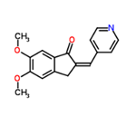 5,6-dimethoxy-2(pyridine-4-yl)methylene-indan-1-one pictures