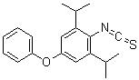 CAS # 80058-93-1, 2-Isothiocyanato-1,3-bis(1-methylethyl)-5-phenoxybenzene