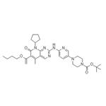 4-[6-[[6-(1-Butoxyvinyl)-8-cyclopentyl-5-methyl-7-oxo-7,8-dihydropyrido[2,3-d]pyrimidin-2-yl]amino]pyridin-3-yl]piperazine-1-carboxylic acid tert-butyl ester pictures