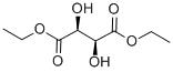 (2S,3S)(-)-Dihydroxybutane-1,4-dioic acid diethyl ester Structure