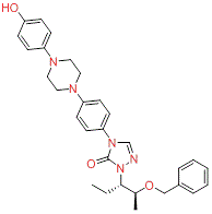 2-[(1S,2S)-1-乙基-2-苄氧基丙基]-2,4-二氢-4-[4-[4-(4-羟基苯基)-1-哌嗪基]苯基]-3H-1,2,4-三氮唑-3-酮