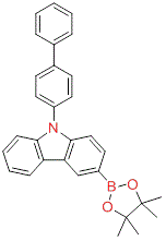 9-[1,1'-联苯]-4-基-3-(4,4,5,5-四甲基-1,3,2-二氧杂环戊硼烷-2-基)-9H-咔唑