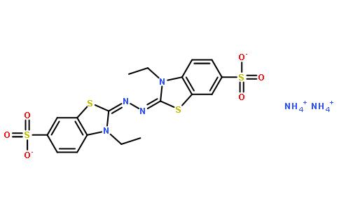 2,2′-联氨-双（3-乙基苯并噻唑啉-6-磺酸）二胺盐