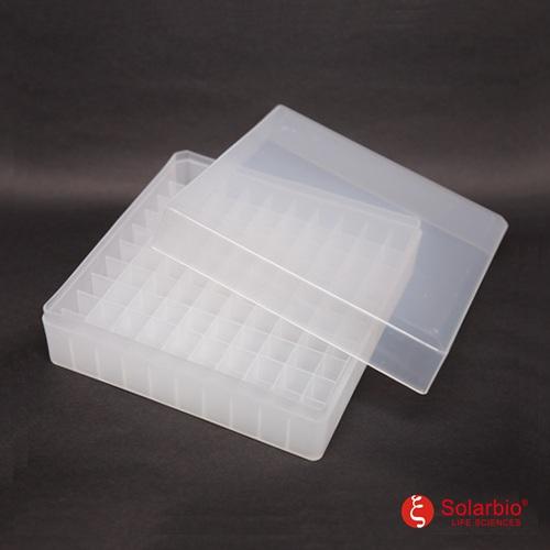 81孔塑料冻存盒（适用于1.8-2ml冻存管）