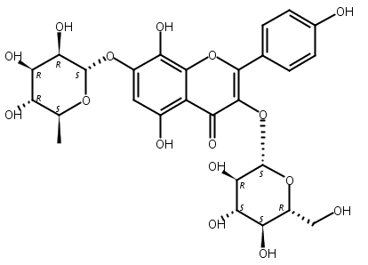 草质素-3-O-β-D-吡喃葡萄糖-7-O-α-L-鼠李糖苷