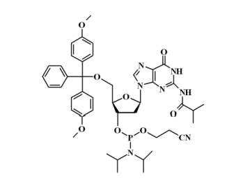 5'-O-(4,4-二甲氧基三苯甲基)-N-异丁酰基-2'-脱氧鸟苷-3'-(2-氰基乙基-N,N-二异丙基)亚磷酰胺