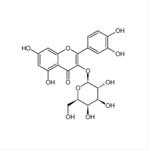 金丝桃苷(海棠因，田基黄甙，海棠黃酮，槲皮素-3-D-半乳糖苷)