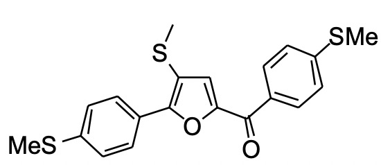 2-对甲硫苯基-5-对甲硫苯甲酰基-3-甲硫基呋喃