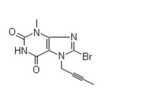 8-溴-7-(2-丁炔基)-3,7-二氢-3-甲基-1H-嘌呤-2,6-二酮