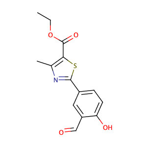 2-(3-甲酰基-4-羟基苯基)-4-甲基噻唑-5-甲酸乙酯