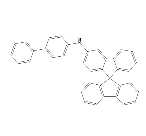 N-4-(9-苯基芴)-9-苯基联苯-4-胺；1853122-02-7