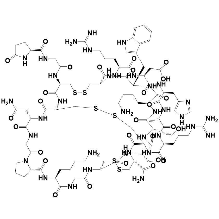 芋螺抗皱素；芋螺毒素；红蝎毒素；精氨酸赖氨酸多肽