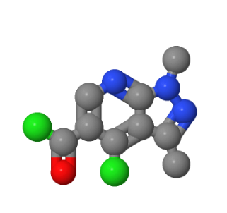 175201-95-3；4-氯-1,3-二甲基吡唑并[3,4-B]吡啶-5-羰酰氯