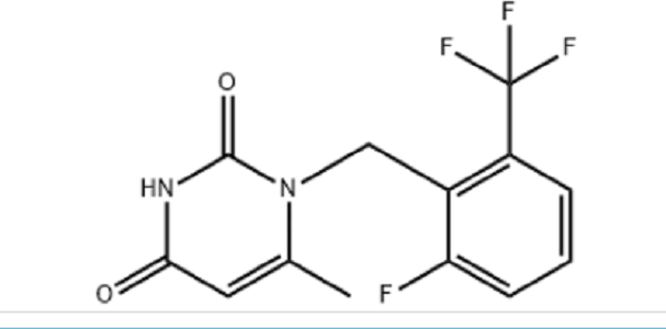 1-[2-氟-6-(三氟甲基)苯基]-6-甲基-脲嘧啶