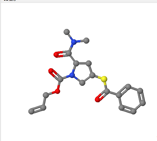 N-二甲基-1-烯丙氧羰基-4-苯甲酰硫基-2-吡咯烷甲酰胺