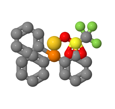 156397-47-6；三苯基膦金三氟甲烷磺酸酯