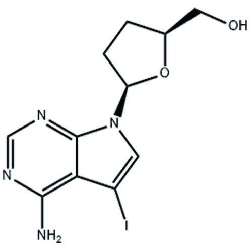 7-Iodo-2',3'-Dideoxy-7-Deaza-Adenosine
