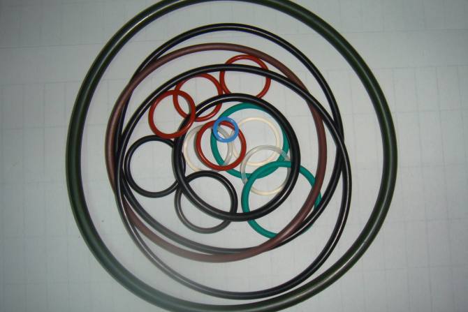 丙烯酸酯氟硅橡胶圈O型圈硬度60-90度蓝色密封圈
