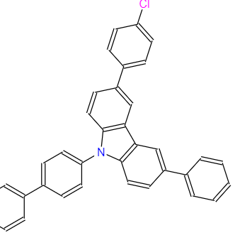 3-(4-氯苯基)-6-苯基-N-(4-联苯基)咔唑
