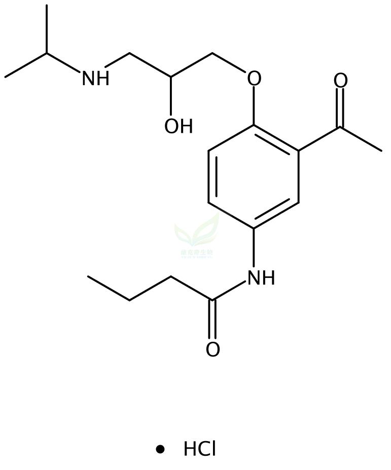 醋丁洛尔盐酸盐  Acebutolol hydrochloride  34381-68-5