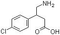 CAS 登录号：1134-47-0, 巴氯芬, 4-氨基-3-(4-氯苯基)-丁酸