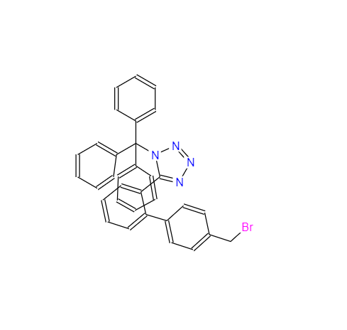 N-(三苯基甲基)-5-(4＇-溴甲基联苯-2-基)四氮唑