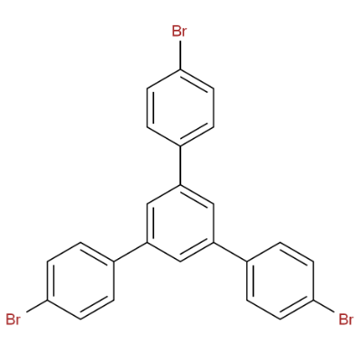 1,3,5-三(4-溴苯基)苯  1,3,5-tri(4-bromophenyl)benzene 7511-49-1 公斤级供货，可按需分装