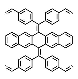 6,13-bis(di-p-formylphenylmethylene)-6,13-dihydropentacene