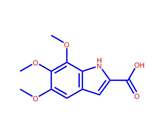 5,6,7-三甲氧基-1H-吲哚-2-羧酸128781-07-7