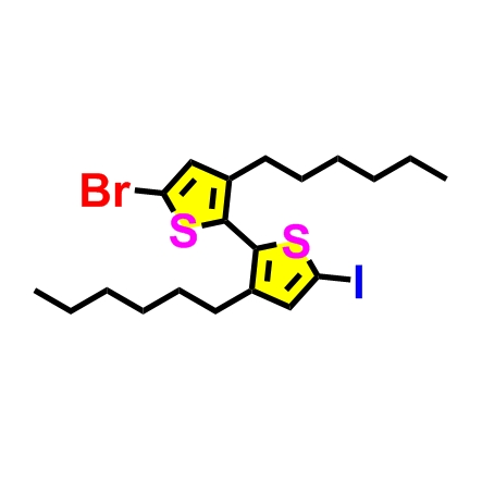 1073365-00-0 ；5-溴-3,3'-二己基-5'-碘-2,2'-双噻吩