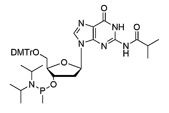5'-O-DMTr-2'-dG(iBu)-3'-O-[P-methyl-(N, N-diisopropyl)]-Phosphonamidite
