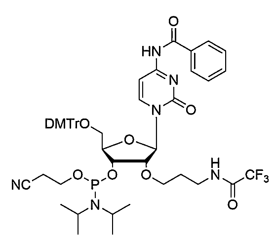 5'-O-DMTr-2'-O-Trifluoroacetamindo propyl-C(Bz)-3'-CE-Phosphoramidite
