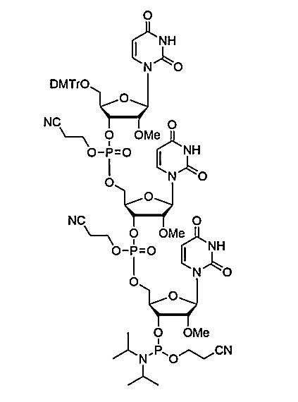 [5'-O-DMTr-2'-OMe-U](pCyEt)[2'-O-Me-U](pCyEt)[2'-OMe-U-3'-CE-Phosphoramidite]