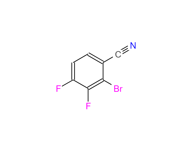 2-溴-3,4-二氟苄腈