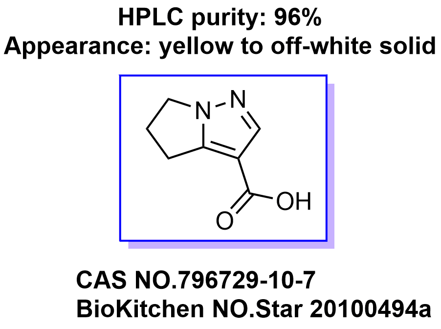 5,6-二氢-4H-吡咯并[1,2-b]吡唑-3-羧酸 796729-10-7