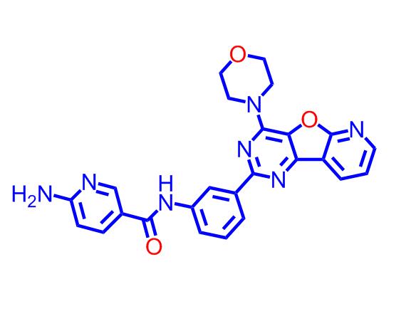 6-氨基-N-[3-[4-(4-吗啉基)吡啶并[3,2:4,5]呋喃并[3,2-D]嘧啶-2-基]苯基]-3-吡啶甲酰胺371942-69-7