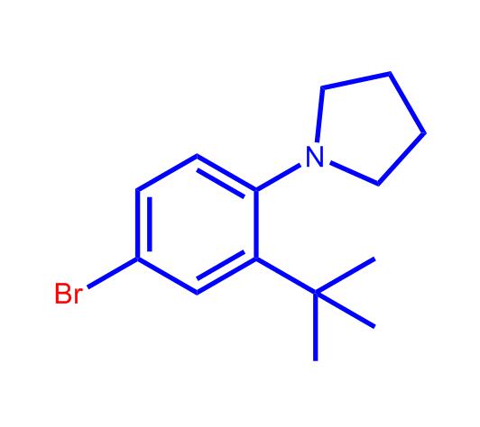 1-(4-溴-2-叔丁基-苯基)-吡咯烷850012-53-2