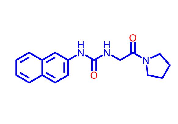1-(萘-2-基)-3-(2-氧代-2-(吡咯烷基-1-基)乙基)脲1624117-53-8