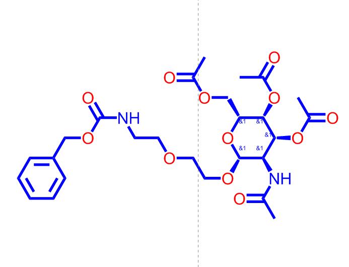 （N-Cbz氨基乙氧基）乙基-1，半乳糖胺四乙酸酯1261568-35-7