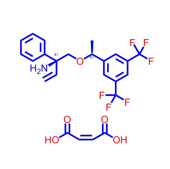 S-1-(R-1-(3,5-双(三氟甲基)苯基)乙氧基)-2-苯基丁-3-烯-2-胺马来酸1214741-14-6