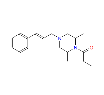 2,6-二甲基-1-(1-丙酰)-4-(3-苯基-2-丙烯基)哌嗪；4204-01-7