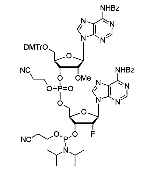 [5'-O-DMTr-2'-OMe-A(Bz)](pCyEt) [2'-F-dA(Bz)-3'-CE-Phosphoramidite]
