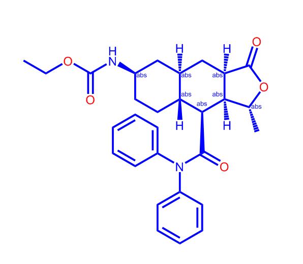 沃拉帕沙中间体3/ [(1R,3aR,4aR,6R,8aR,9S,9aS)-9-[(二苯基氨基)羰基]十二氢-1-甲基-3-氧代萘并[2,3-c]呋喃-6-基]氨基甲酸乙酯900161-12-8